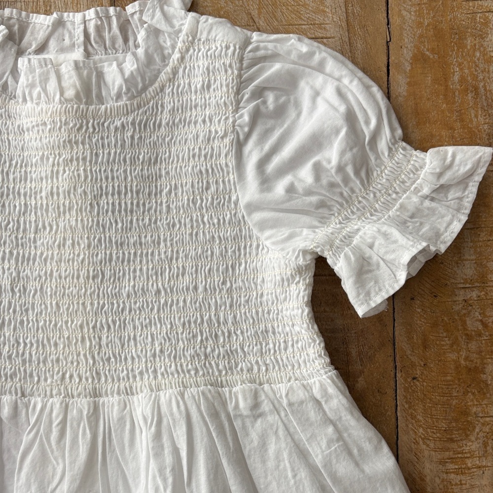 Janie and Jack Girls Smocked Top 4t - Picture 4 of 5
